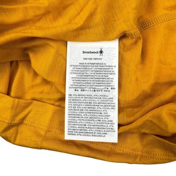 NWT SMARTWOOL Women's Active Ultralite Racerback Tank Size Medium Honey Gold - Picture 7 of 7